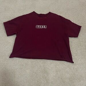 red baker shirt